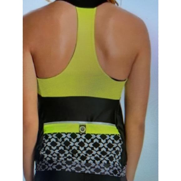 NWT Moxie cycling high vis lumenex Layered tank - Picture 3 of 8